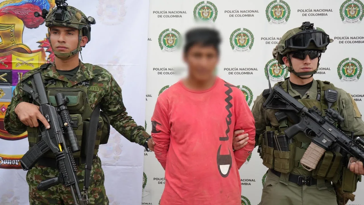 Cayó alias ‘Tombe’ cabecilla de una red de apoyo de la estructura Dagoberto Ramos en Cauca