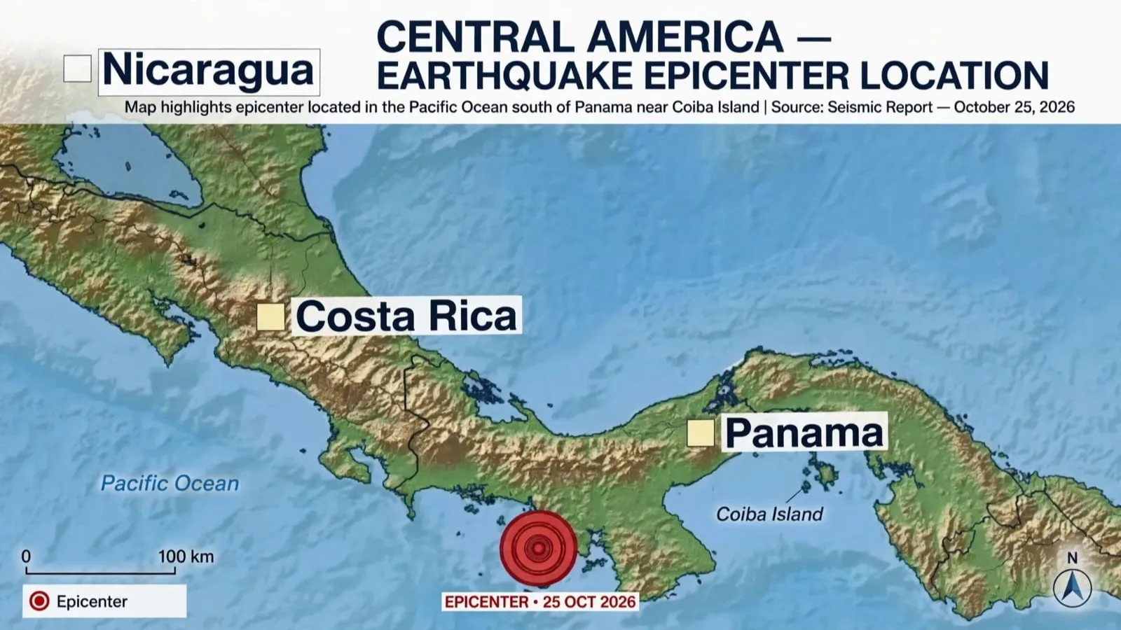 Temblor de 5.0 en Panamá hoy se sintió en ciudades de Colombia