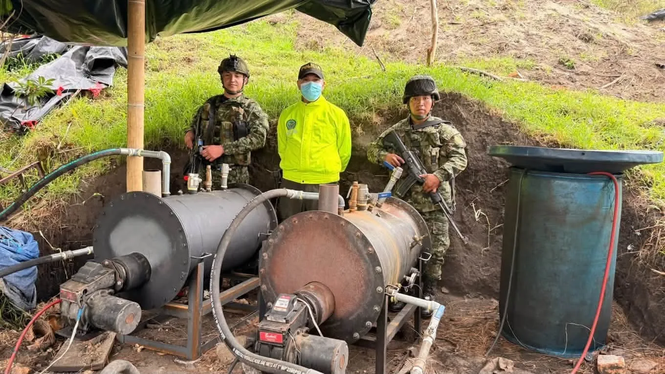 Golpe al narcotráfico en Nariño: destruyen complejo cocalero en Mallama