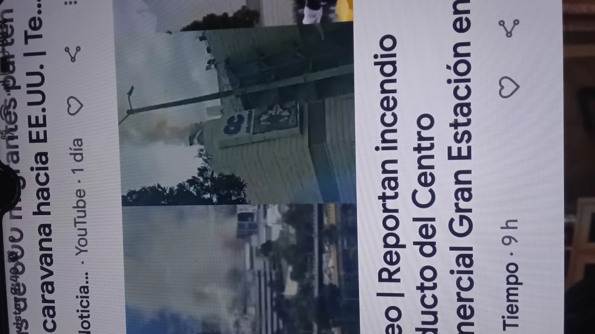 En video reportan incendio en ducto del Centro Comercial Gran Estación en mediaciones de l